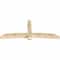 Ekena Millwork Bellingham Rough Sawn Timber Gable Bracket, Douglas Fir, 96"W x 40"H x 6"D x 6"F, 10/12 Pitch GBW096X40X0606BEL00RDF - alternate 3